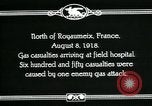 Immagine di Guerra mondiale 1 vittime americane di gas velenosi Royaumeix Francia, 1918, secondo 8 filmato di repertorio 65675044435