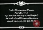 Immagine di Guerra mondiale 1 vittime americane di gas velenosi Royaumeix Francia, 1918, secondo 10 filmato di repertorio 65675044435