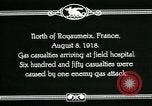 Immagine di Guerra mondiale 1 vittime americane di gas velenosi Royaumeix Francia, 1918, secondo 11 filmato di repertorio 65675044435