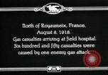 Immagine di Guerra mondiale 1 vittime americane di gas velenosi Royaumeix Francia, 1918, secondo 13 filmato di repertorio 65675044435