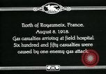 Immagine di Guerra mondiale 1 vittime americane di gas velenosi Royaumeix Francia, 1918, secondo 14 filmato di repertorio 65675044435