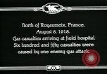 Immagine di Guerra mondiale 1 vittime americane di gas velenosi Royaumeix Francia, 1918, secondo 15 filmato di repertorio 65675044435