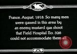 Immagine di Guerra mondiale 1 vittime americane di gas velenosi Royaumeix Francia, 1918, secondo 42 filmato di repertorio 65675044435