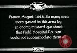 Immagine di Guerra mondiale 1 vittime americane di gas velenosi Royaumeix Francia, 1918, secondo 48 filmato di repertorio 65675044435