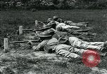 Image of US Army cavalry gas mask training United States USA, 1918, second 45 stock footage video 65675044439