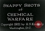 Immagine di Portable tossico di bombole di gas United States USA, 1921, secondo 3 filmato di repertorio 65675044444