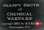 Immagine di Portable tossico di bombole di gas United States USA, 1921, secondo 5 filmato di repertorio 65675044444