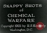 Immagine di Portable tossico di bombole di gas United States USA, 1921, secondo 9 filmato di repertorio 65675044444