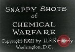 Immagine di Portable tossico di bombole di gas United States USA, 1921, secondo 12 filmato di repertorio 65675044444