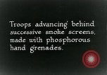 Image Le phosphore grenade à main United States USA, 1921, de la seconde 4 séquences d'archives historiques vidéo 65675044448