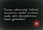 Image Le phosphore grenade à main United States USA, 1921, de la seconde 7 séquences d'archives historiques vidéo 65675044448