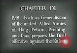 Image of Principal commanders World War 1 Europe, 1918, second 11 stock footage video 65675044457