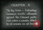 Image of Montage of World War 1 battle scenes Europe, 1918, second 9 stock footage video 65675044458
