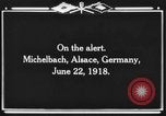 Standbild US-Truppen bereit in Gräben während Ersten Weltkrieg Elsass Deutschland, 1918, aus Sekunde 5 historischem Filmmaterial Videoclip 65675044462