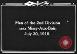 Standbild 2 Infanterie Division Missy-Aux-Bois Frankreich, 1918, aus Sekunde 8 historischem Filmmaterial Videoclip 65675044463