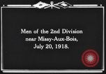 Standbild 2 Infanterie Division Missy-Aux-Bois Frankreich, 1918, aus Sekunde 11 historischem Filmmaterial Videoclip 65675044463