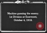 Standbild 1nd Infantry Division Exermont Frankreich, 1918, aus Sekunde 1 historischem Filmmaterial Videoclip 65675044464