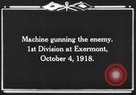 Standbild 1nd Infantry Division Exermont Frankreich, 1918, aus Sekunde 3 historischem Filmmaterial Videoclip 65675044464