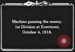 Standbild 1nd Infantry Division Exermont Frankreich, 1918, aus Sekunde 5 historischem Filmmaterial Videoclip 65675044464