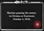 Standbild 1nd Infantry Division Exermont Frankreich, 1918, aus Sekunde 8 historischem Filmmaterial Videoclip 65675044464