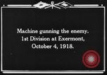 Standbild 1nd Infantry Division Exermont Frankreich, 1918, aus Sekunde 10 historischem Filmmaterial Videoclip 65675044464