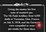 Standbild 7 Field Artillery Regiment Oise Frankreich, 1918, aus Sekunde 4 historischem Filmmaterial Videoclip 65675044466