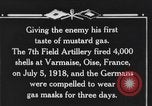 Standbild 7 Field Artillery Regiment Oise Frankreich, 1918, aus Sekunde 7 historischem Filmmaterial Videoclip 65675044466