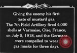 Standbild 7 Field Artillery Regiment Oise Frankreich, 1918, aus Sekunde 8 historischem Filmmaterial Videoclip 65675044466