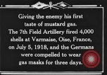 Standbild 7 Field Artillery Regiment Oise Frankreich, 1918, aus Sekunde 14 historischem Filmmaterial Videoclip 65675044466