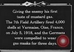Standbild 7 Field Artillery Regiment Oise Frankreich, 1918, aus Sekunde 15 historischem Filmmaterial Videoclip 65675044466