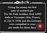 Standbild 7 Field Artillery Regiment Oise Frankreich, 1918, aus Sekunde 17 historischem Filmmaterial Videoclip 65675044466