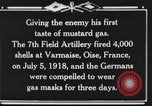Standbild 7 Field Artillery Regiment Oise Frankreich, 1918, aus Sekunde 22 historischem Filmmaterial Videoclip 65675044466