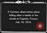 Image allemand Plan d'observation Cuperly France, 1918, de la seconde 1 séquences d'archives historiques vidéo 65675044469