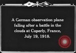 Image allemand Plan d'observation Cuperly France, 1918, de la seconde 3 séquences d'archives historiques vidéo 65675044469