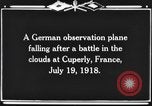 Image allemand Plan d'observation Cuperly France, 1918, de la seconde 9 séquences d'archives historiques vidéo 65675044469
