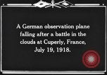 Image allemand Plan d'observation Cuperly France, 1918, de la seconde 12 séquences d'archives historiques vidéo 65675044469