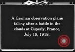Image allemand Plan d'observation Cuperly France, 1918, de la seconde 13 séquences d'archives historiques vidéo 65675044469