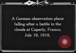 Image allemand Plan d'observation Cuperly France, 1918, de la seconde 14 séquences d'archives historiques vidéo 65675044469