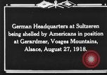 Image soldats des États-Unis France, 1918, de la seconde 4 séquences d'archives historiques vidéo 65675044470
