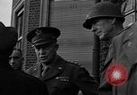 Standbild General Dwight D Eisenhower Verviers Belgien, 1944, aus Sekunde 45 historischem Filmmaterial Videoclip 65675044492