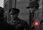 Standbild General Dwight D Eisenhower Verviers Belgien, 1944, aus Sekunde 46 historischem Filmmaterial Videoclip 65675044492