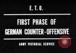 Standbild deutschen Offensive Malmedy Belgien, 1944, aus Sekunde 1 historischem Filmmaterial Videoclip 65675044521