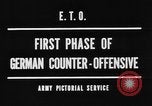 Standbild deutschen Offensive Malmedy Belgien, 1944, aus Sekunde 4 historischem Filmmaterial Videoclip 65675044521