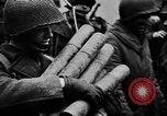 Image of Army M3 Half Track towing a field piece Belgium, 1944, second 10 stock footage video 65675044523