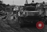 Image of Army M3 Half Track towing a field piece Belgium, 1944, second 20 stock footage video 65675044523