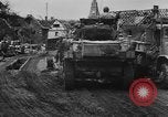 Image of Army M3 Half Track towing a field piece Belgium, 1944, second 21 stock footage video 65675044523