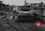 Image of Army M3 Half Track towing a field piece Belgium, 1944, second 22 stock footage video 65675044523