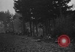 Standbild American 30 Infanterie Division setzt Verteidigung in Holz Stavelot Belgien, 1944, aus Sekunde 7 historischem Filmmaterial Videoclip 65675044524