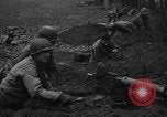 Standbild American 30 Infanterie Division setzt Verteidigung in Holz Stavelot Belgien, 1944, aus Sekunde 9 historischem Filmmaterial Videoclip 65675044524