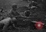 Standbild American 30 Infanterie Division setzt Verteidigung in Holz Stavelot Belgien, 1944, aus Sekunde 10 historischem Filmmaterial Videoclip 65675044524